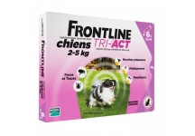 FRONTLINE TRI-ACT 2-5 KG CHIENS 3 PIPETTES