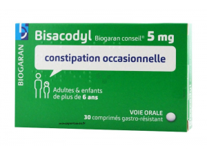 BISACODYL 5 MG BIOGARAN 30 COMPRIMES