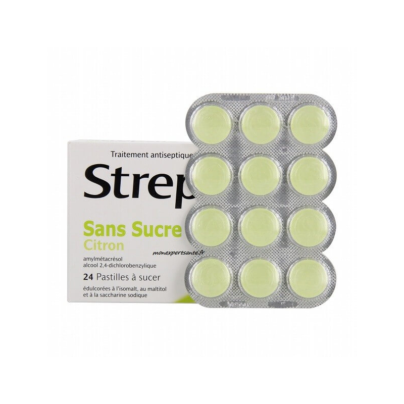 strepsils pastilles fraise sans sucre soulage les maux de gorge
