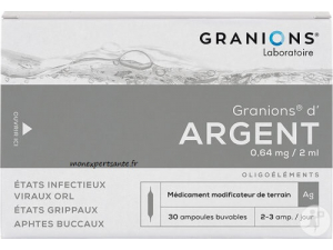 GRANIONS D'ARGENT BOITE 30 AMPOULES