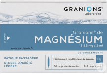GRANIONS DE MAGNESIUM BOITE 30 AMPOULES