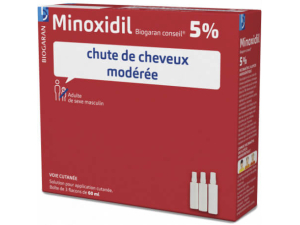 MINOXIDIL 5 % BIOGARAN - 3 FLACONS 60ML