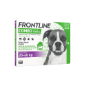FRONTLINE COMBO SPOT-ON CHIEN 20 A 40KG BTE 4 PIPETTES